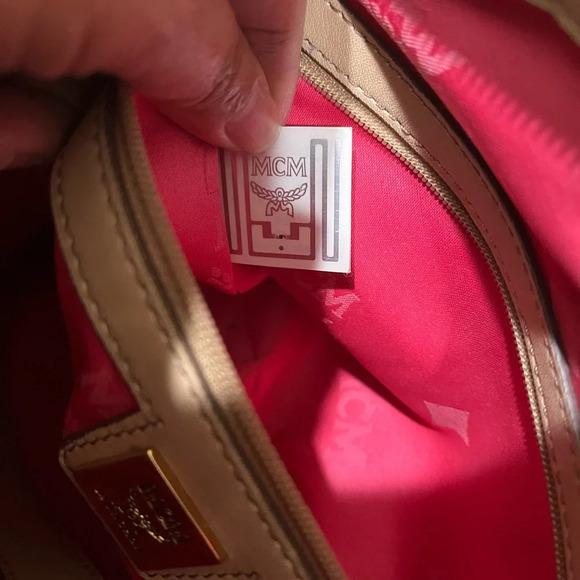 MCM Top-Zip Visetos 2-Way Bag - Picture 13 of 16